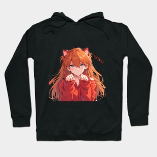 cat asuka Hoodie